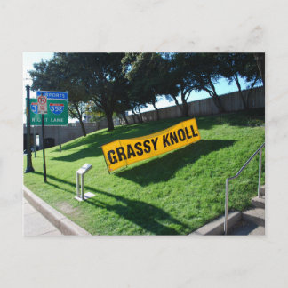 Grassy Knoll in Dealey Plaza Postcard