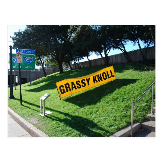 Grassy Knoll in Dealey Plaza Postcard