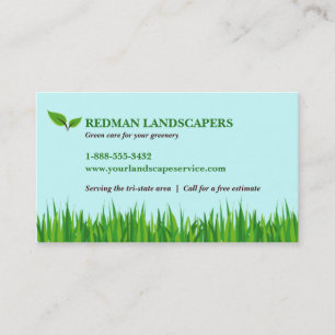 Grassy Landscape Business Card