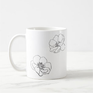 Grateful and Beautiful Rose Mug