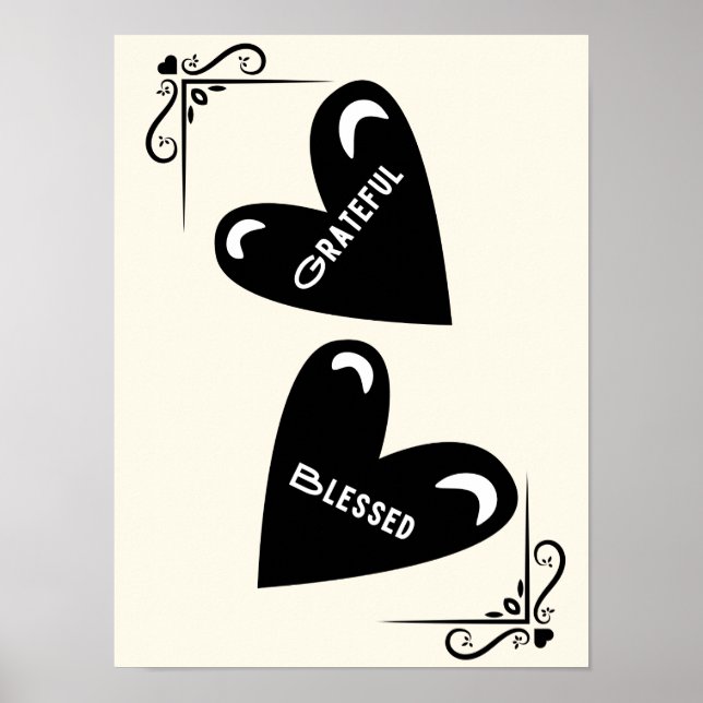 Grateful - Blessed Poster (Front)