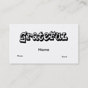 Grateful Business Card