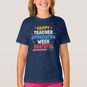 Grateful Colourful School Design T-Shirt