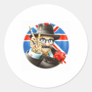 Grateful Dead Europe 72 1  Classic Round Sticker