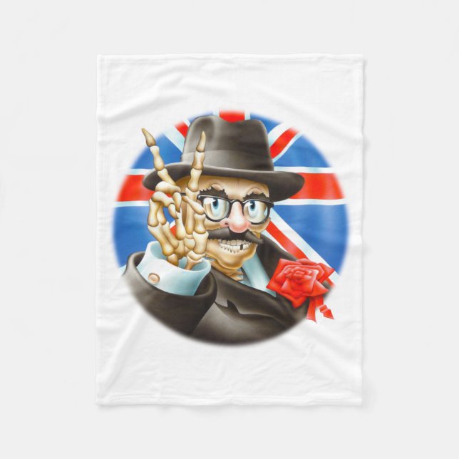 Grateful Dead Europe 72 1  Fleece Blanket (Front)