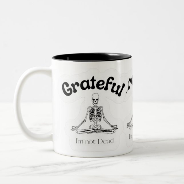 Grateful Dead & the Psychedelic Revolution: Jerry  Two-Tone Coffee Mug (Left)