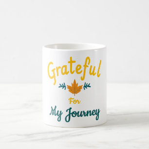 Grateful for My Journey Customisable Coffee Mug