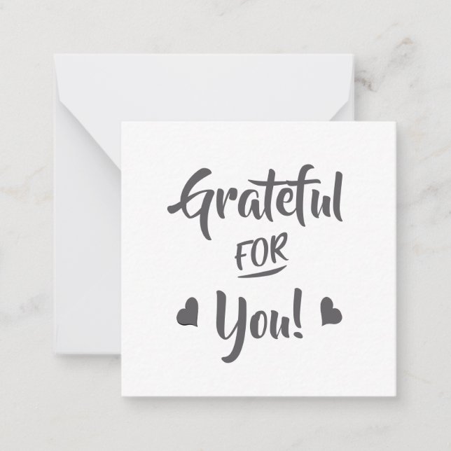 Grateful For You Card (Front)