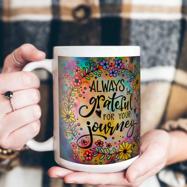 Grateful for Your Journey Coffee Mug (Creator Uploaded)