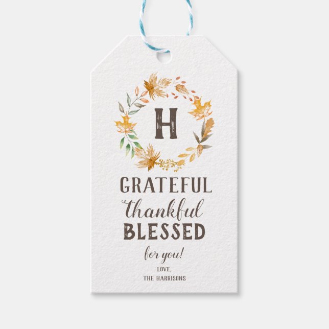 Grateful Gift Tag (Front)
