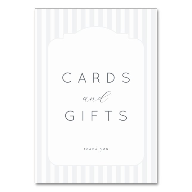Grateful Grey Minimalist Thank You Card (Front)