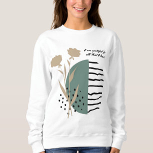 Grateful Heart Abundance Within Simply Thankful Bl Sweatshirt