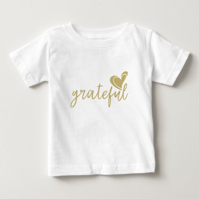 grateful heart baby T-Shirt (Front)