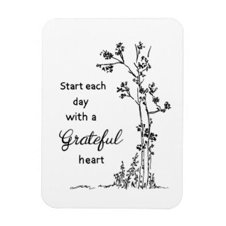 Grateful Heart Card Magnet