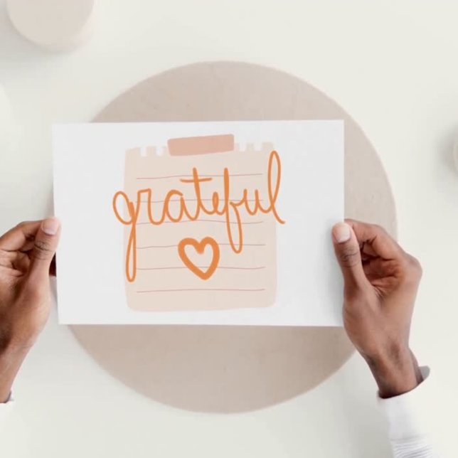 Grateful Heart Christian Thank You Card (Grateful Heart Christian Thank You Card)