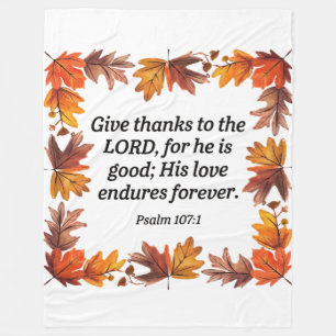 Grateful Heart  Fleece Blanket