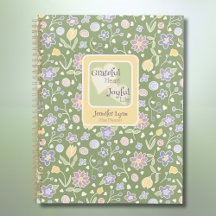 Grateful Heart Joyful Life Personalised Planner 