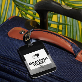 Grateful Heart Luggage Tag