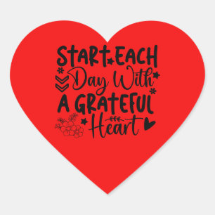Grateful Heart sticker