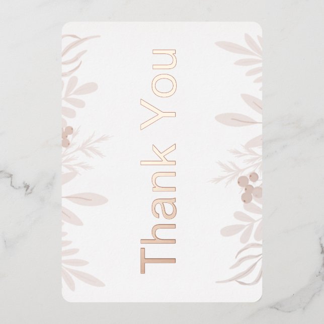 Grateful Hearts: A Simple Thank You Card  (Front)