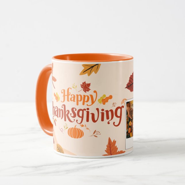 Grateful Hearts Thanksgiving  Mug (Front Left)