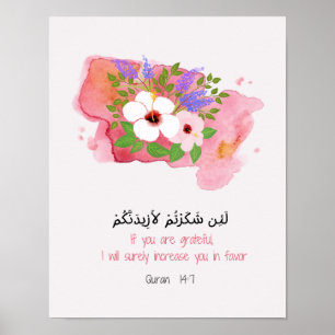 Grateful Islamic Wall Art