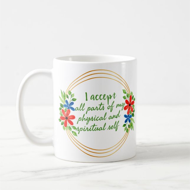 Grateful Motivation words for life Coffee Mug (Left)