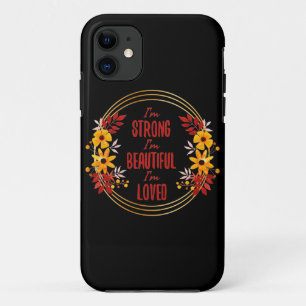 Grateful Motivation words for success iPhone 11 Case