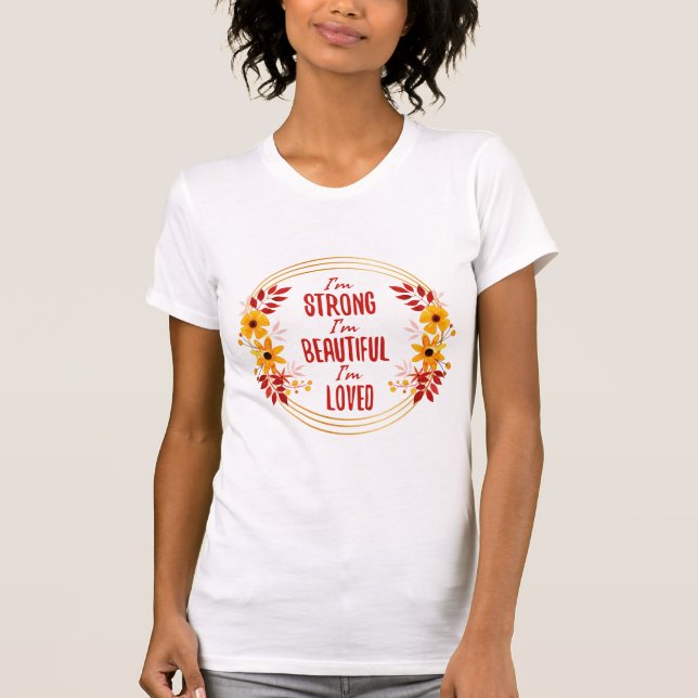 Grateful Motivation words for success T-Shirt (Front)