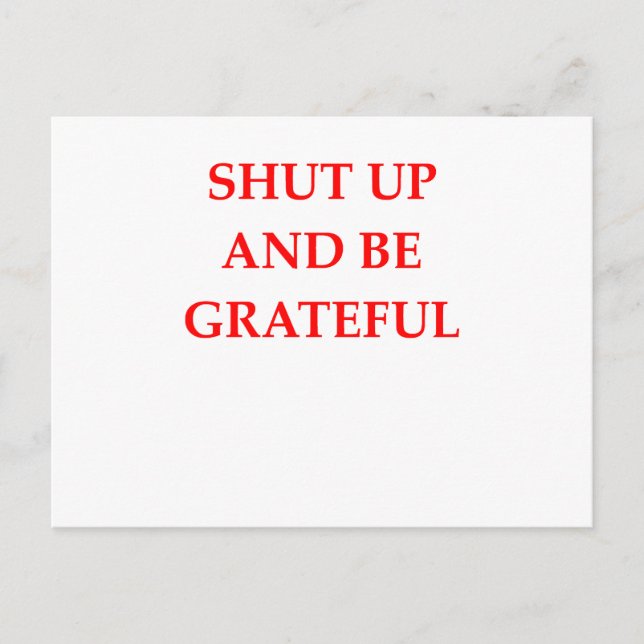 GRATEFUL POSTCARD (Front)