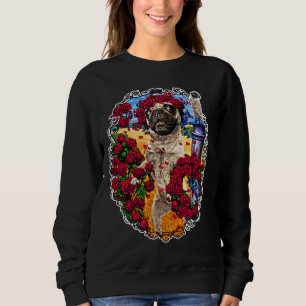 GRATEFUL PUGS N ROSES Classic T-Shirt 268 Sweatshirt