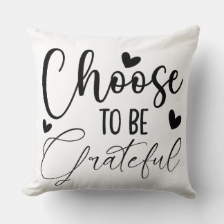 grateful quote cushion