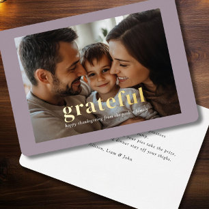 "Grateful" Rose-Gold-Foil, Photo
