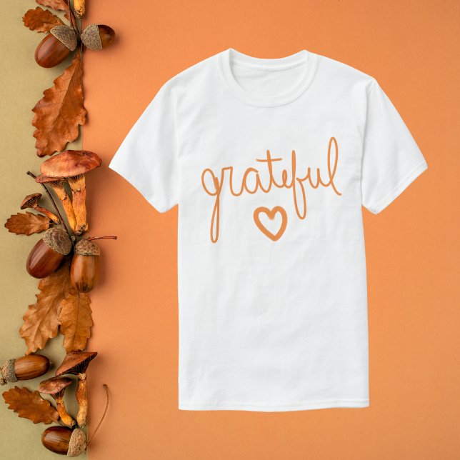Grateful Script Lettering  T-Shirt (Creator Uploaded)
