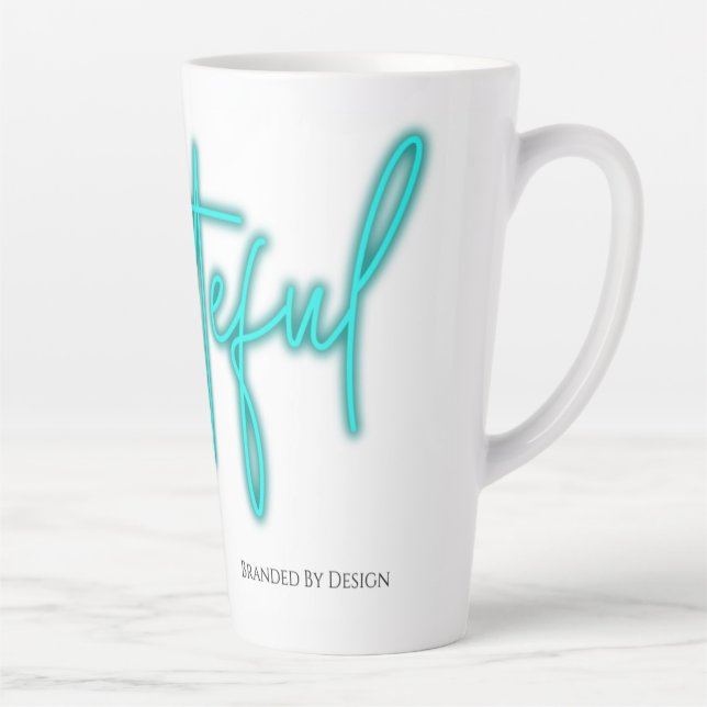 'Grateful' Tall Mug (Right)