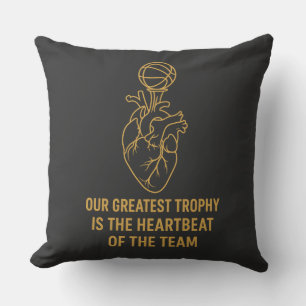 Grateful Team – Our Greatest Trophy is the Heartbe Cushion