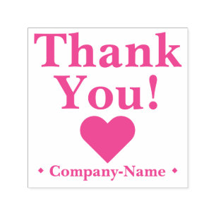 Grateful "Thank You!" Business Rubber Stamp