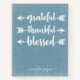 Grateful Thankful Blessed Gratitude Journal