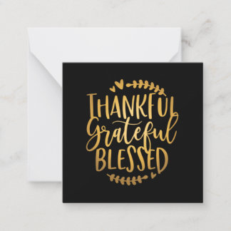 Grateful Thankful Blessed Mom Card