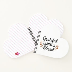Grateful, Thankful, Blessed Notebook