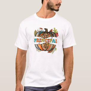 Grateful Thankful Blessed Principal, Happy Thanksg T-Shirt