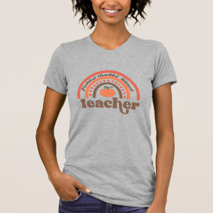 Grateful Thankful Blessed Teacher Fall Women's T-Shirt