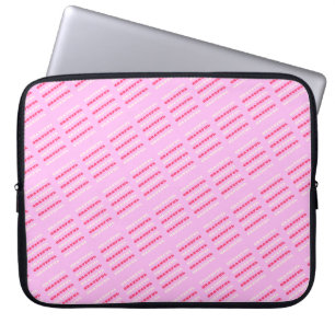Grateful, Thankful, Gratitude Quote, Pink, Holiday Laptop Sleeve