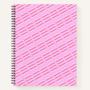 Grateful, Thankful, Gratitude Quote, Pink, Holiday Notebook