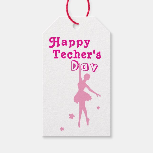 Grateful to the teacher gift tags (Front)