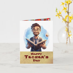 Grateful to the teacher Greeting Card