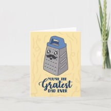 Gratest Dad Ever Puns Father's Day Card