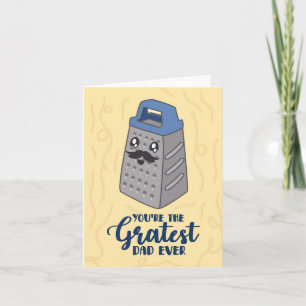 Gratest Dad Ever Puns Father's Day Card