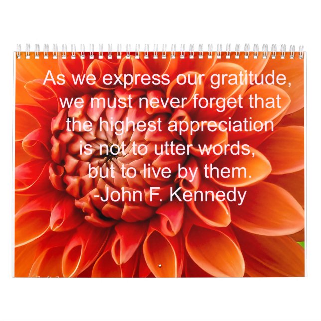 Gratitude 2025 calendar (Cover)