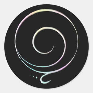 Gratitude 2 classic round sticker